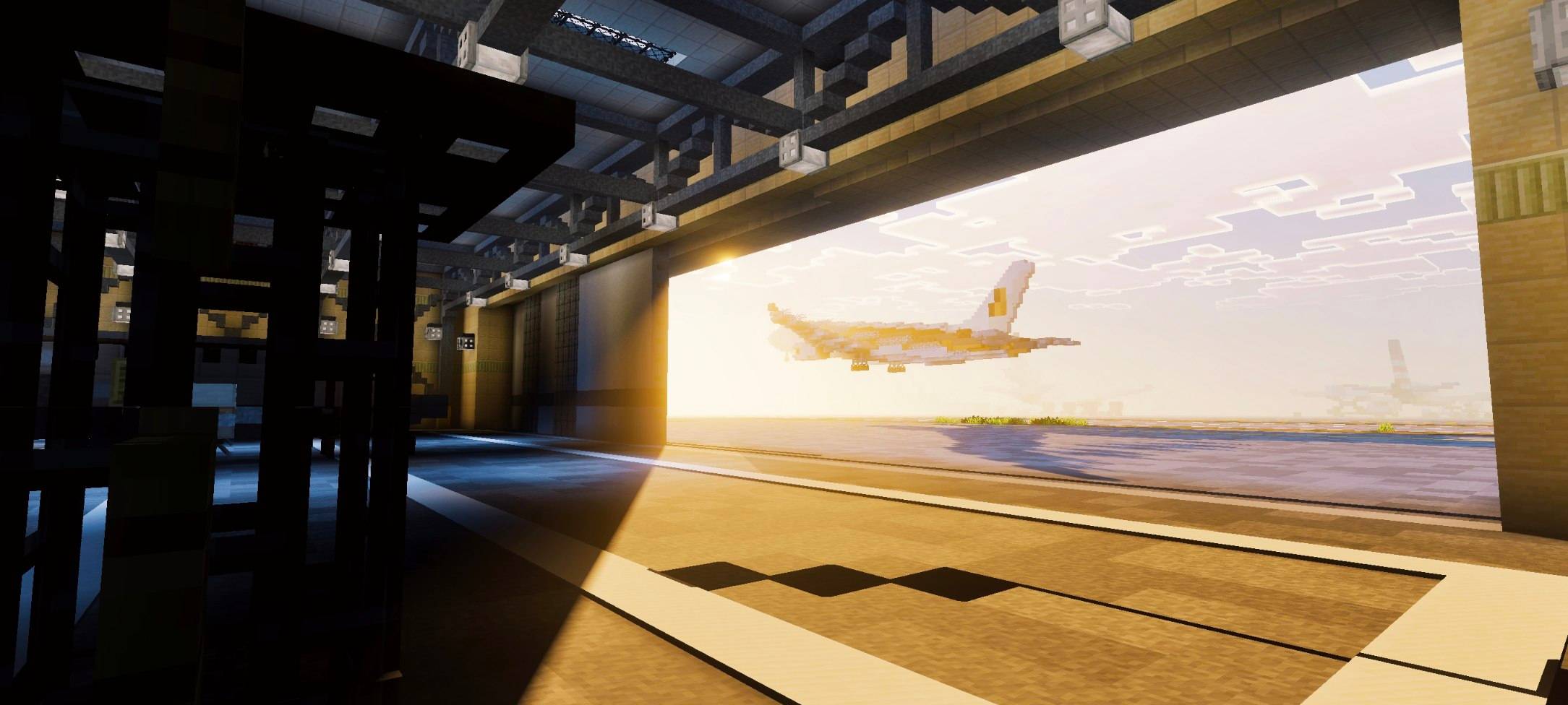 Airport hangar