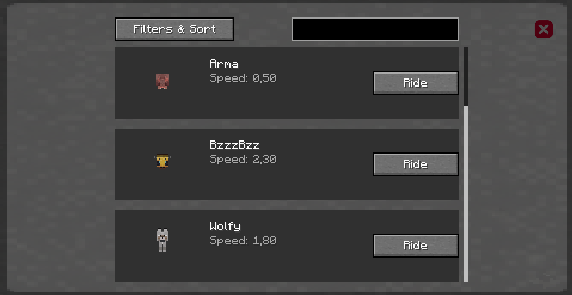 RpgMounts for servers - Minecraft Mods - CurseForge