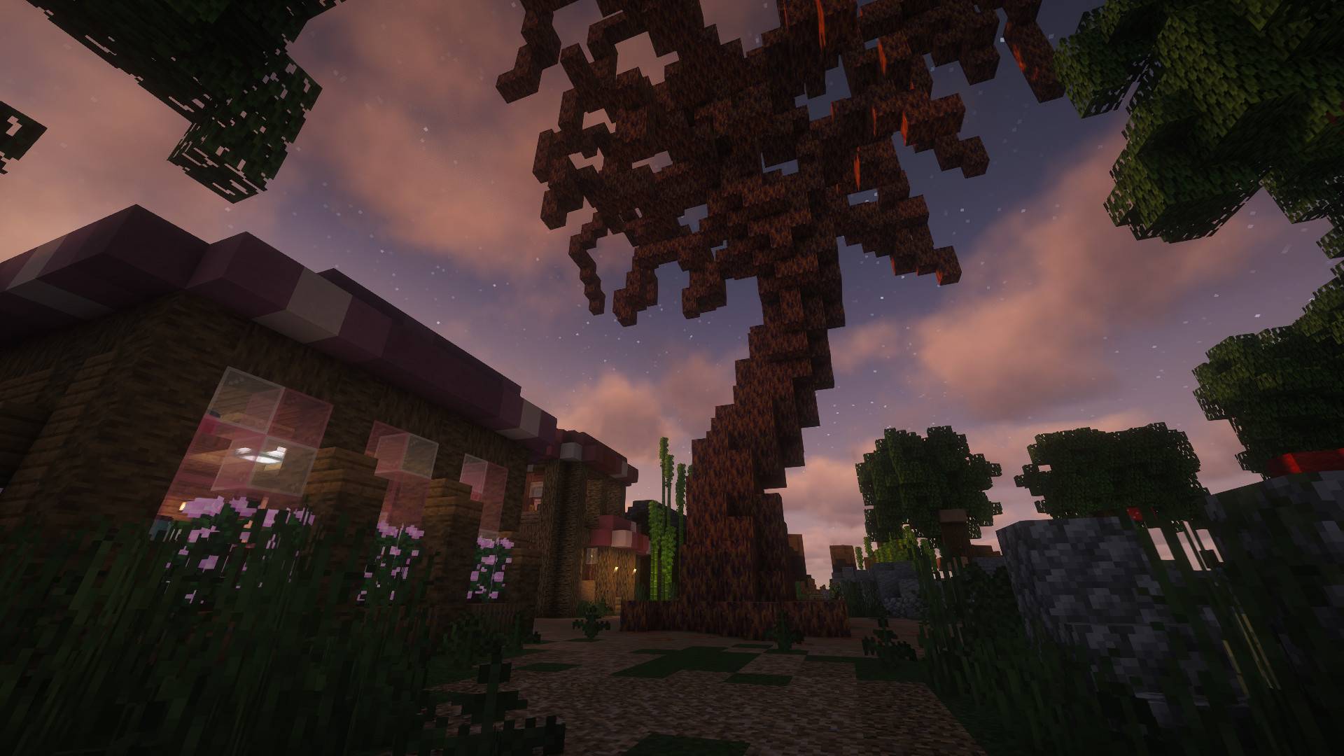 The Timeroot Giant, standing at the center of the Timeroot Plaza...