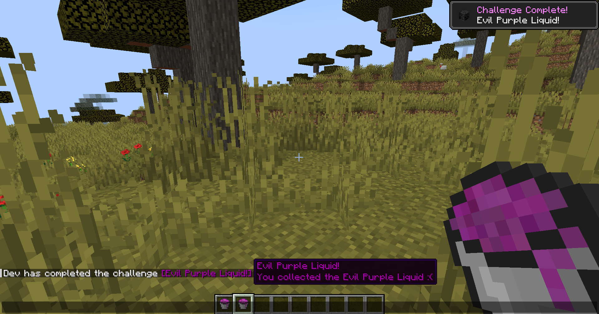 Evil Purple Liquid Achievement