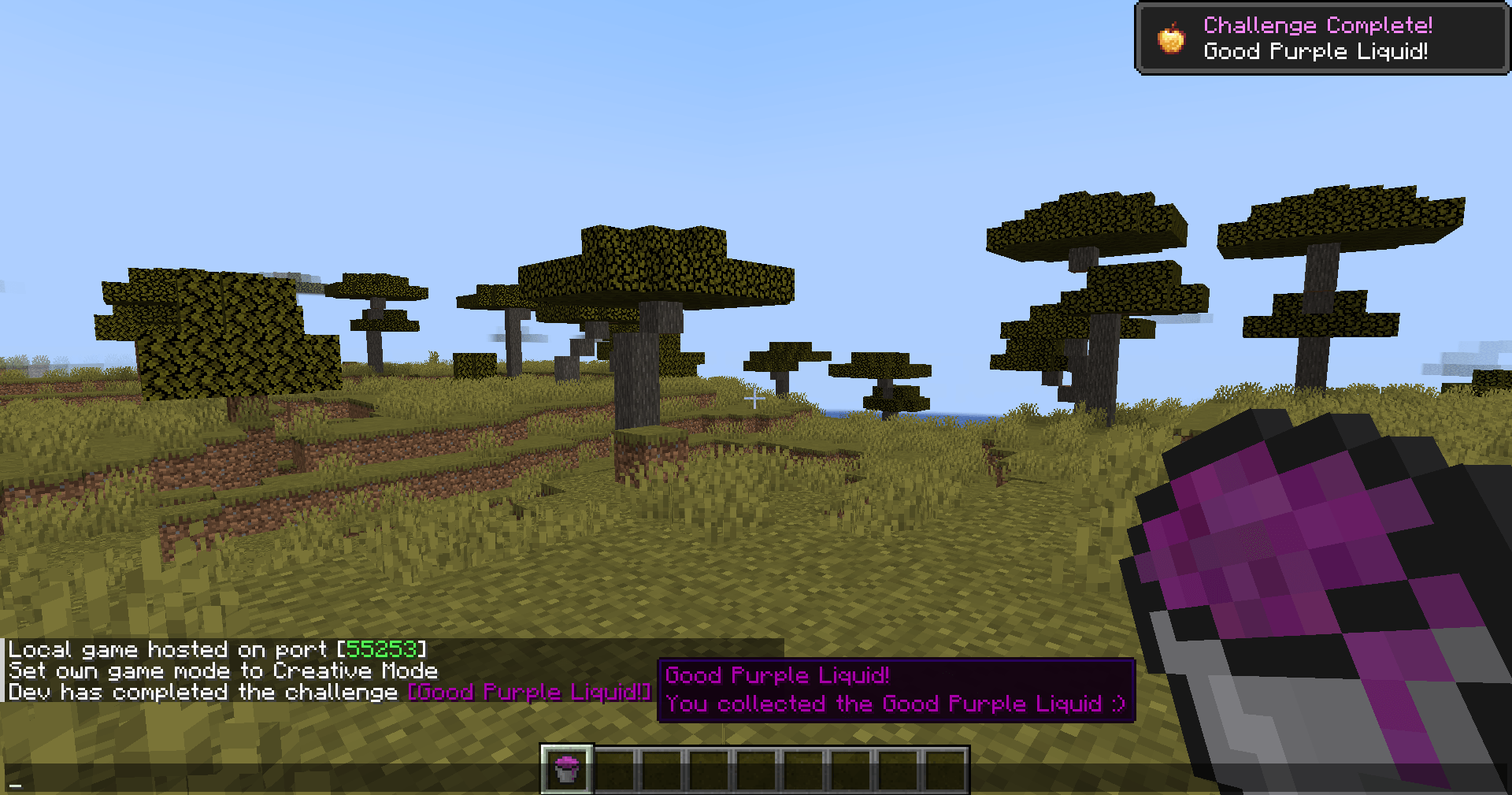 Good Purple Liquid Achievement