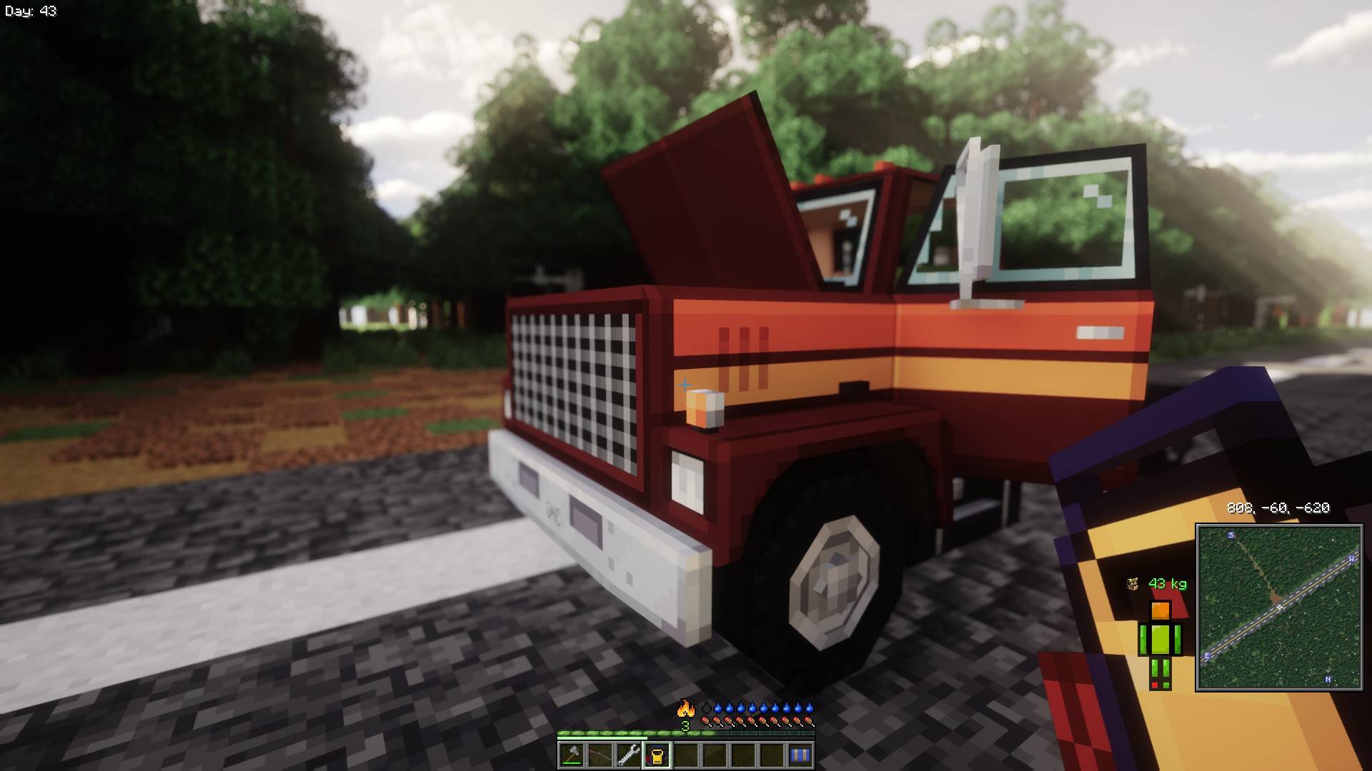 Screenshot taken from the official modpack map (available on the Discord server).