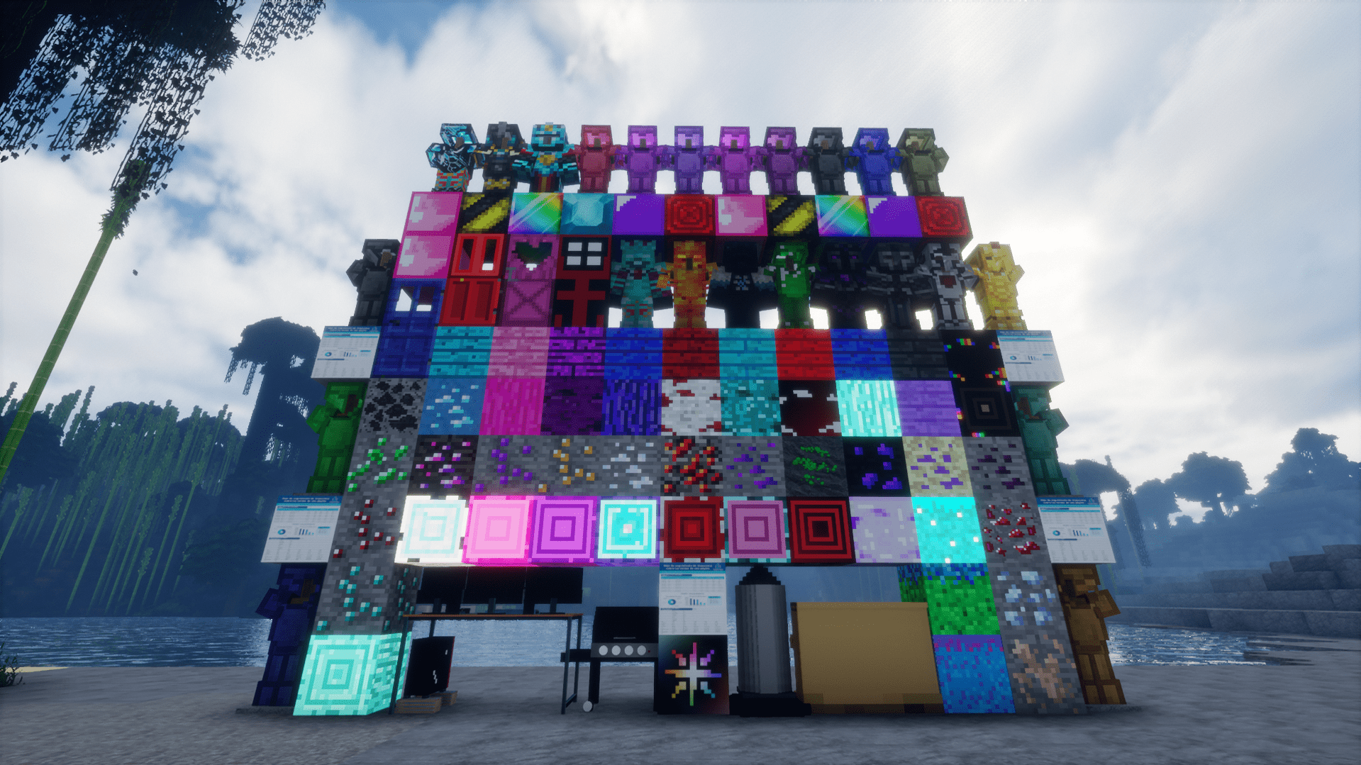 Thumbnail Almost all blocks and armor