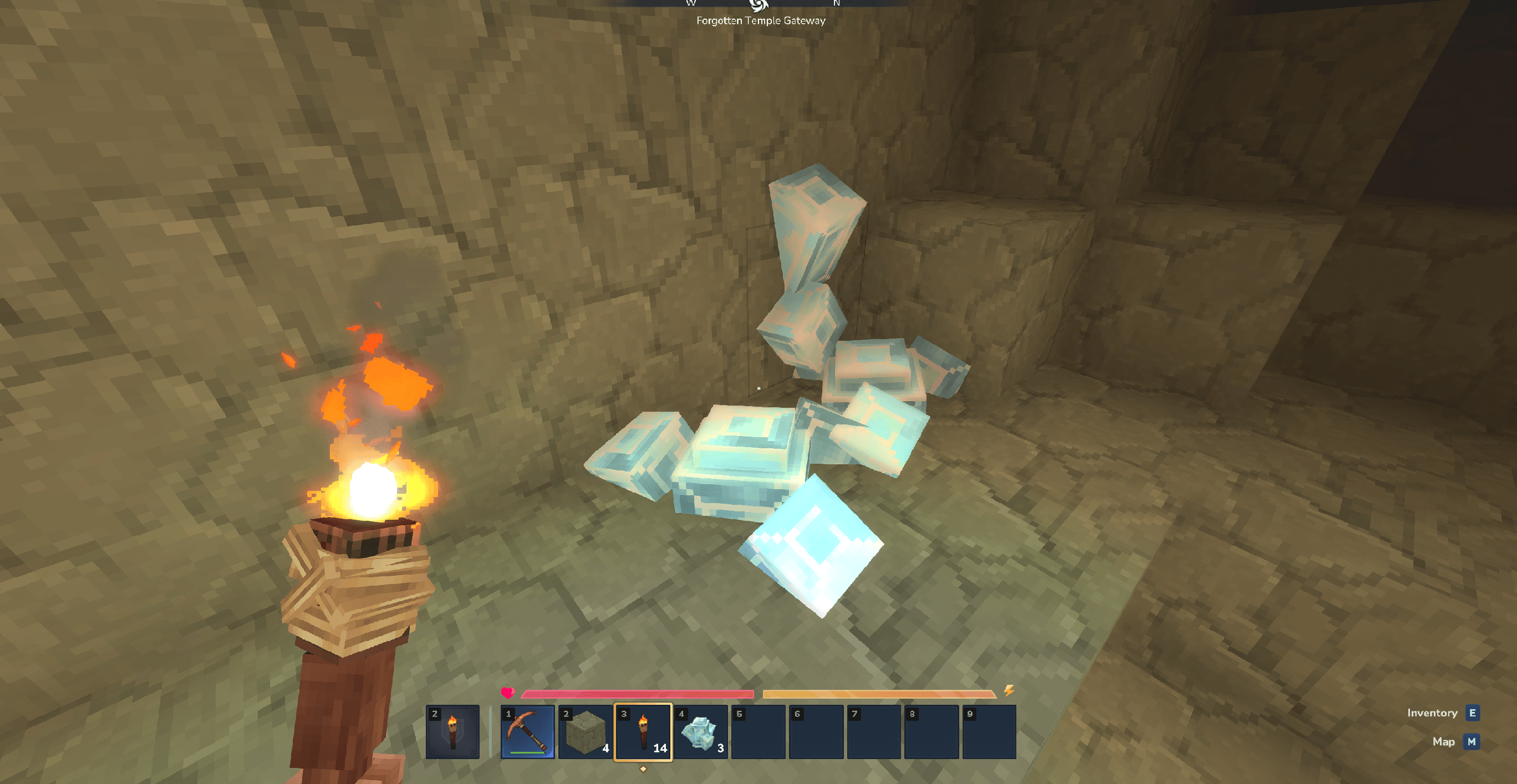 Naturally Generated Diamond Ore Vein