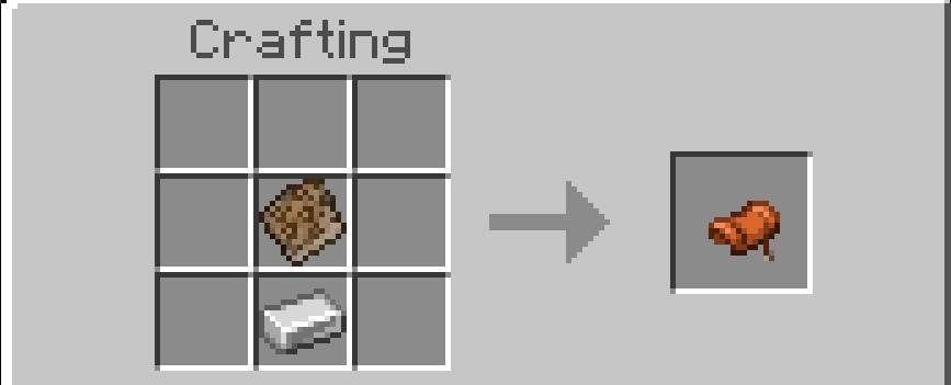Saddle recipe using smilodon skin