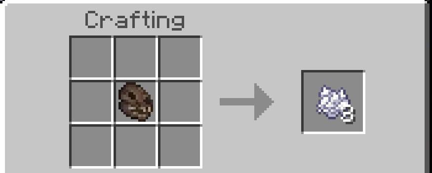 Bonemeal recipe using aenocyon skull