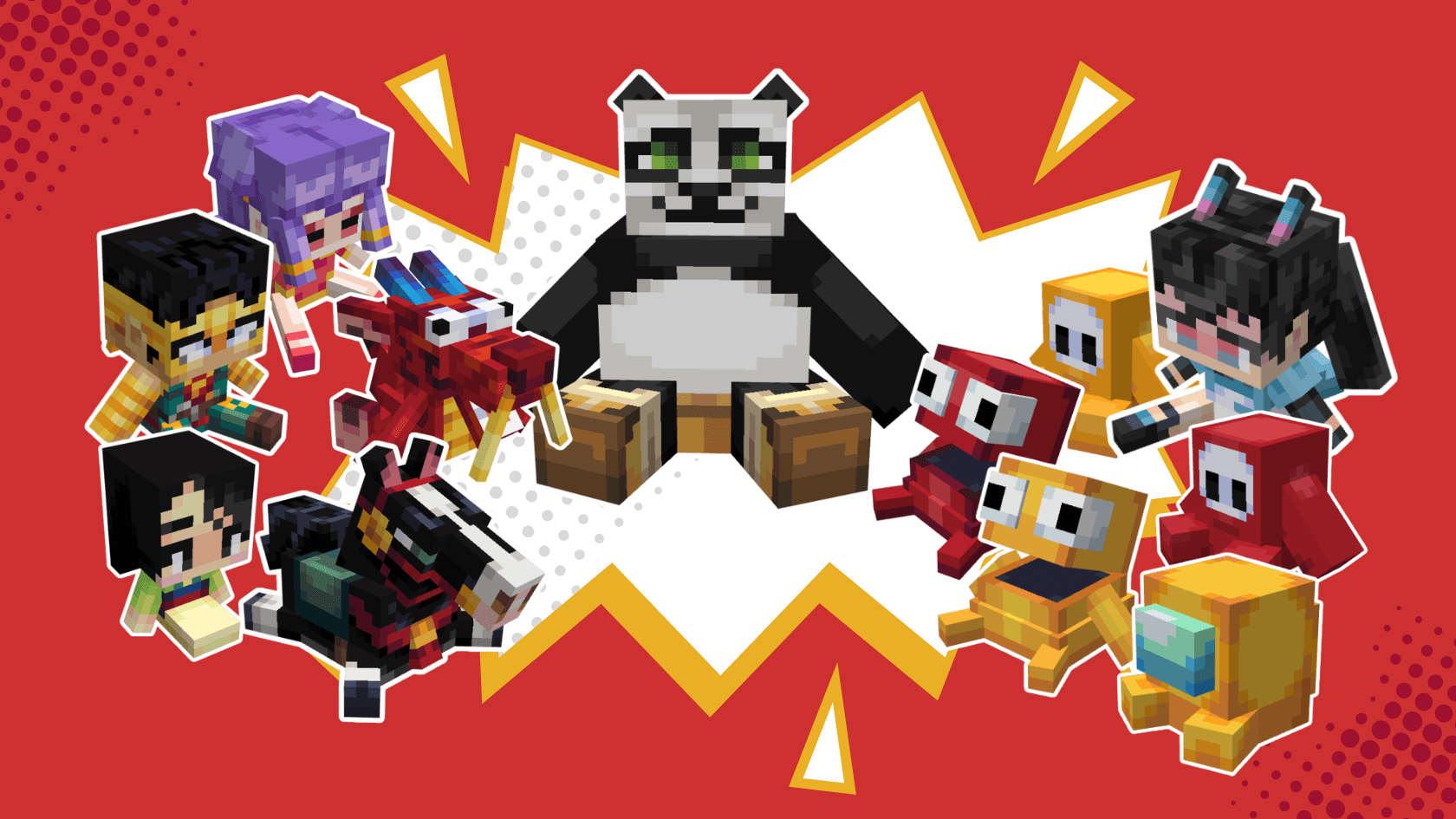Mulan, Khan, Mushu, Po, Shan Pu, Iron fist, Chen Qianyu, and more R.E.P.O., Fall guy and crewmate color variants!