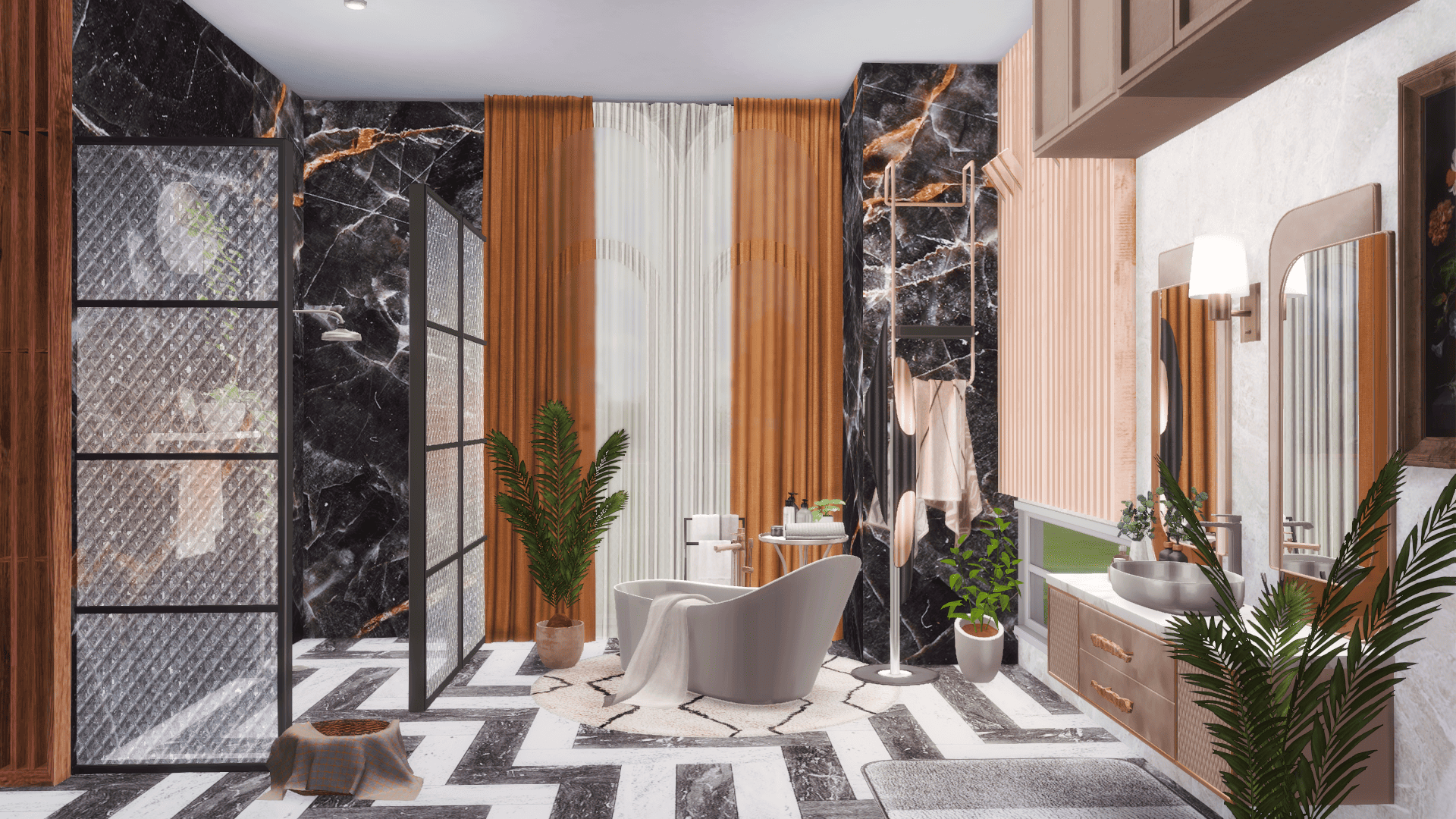 Julia Bathroom - The Sims 4 Rooms / Lots - CurseForge