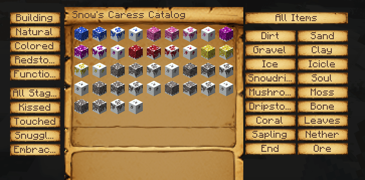 Examples of added blocks