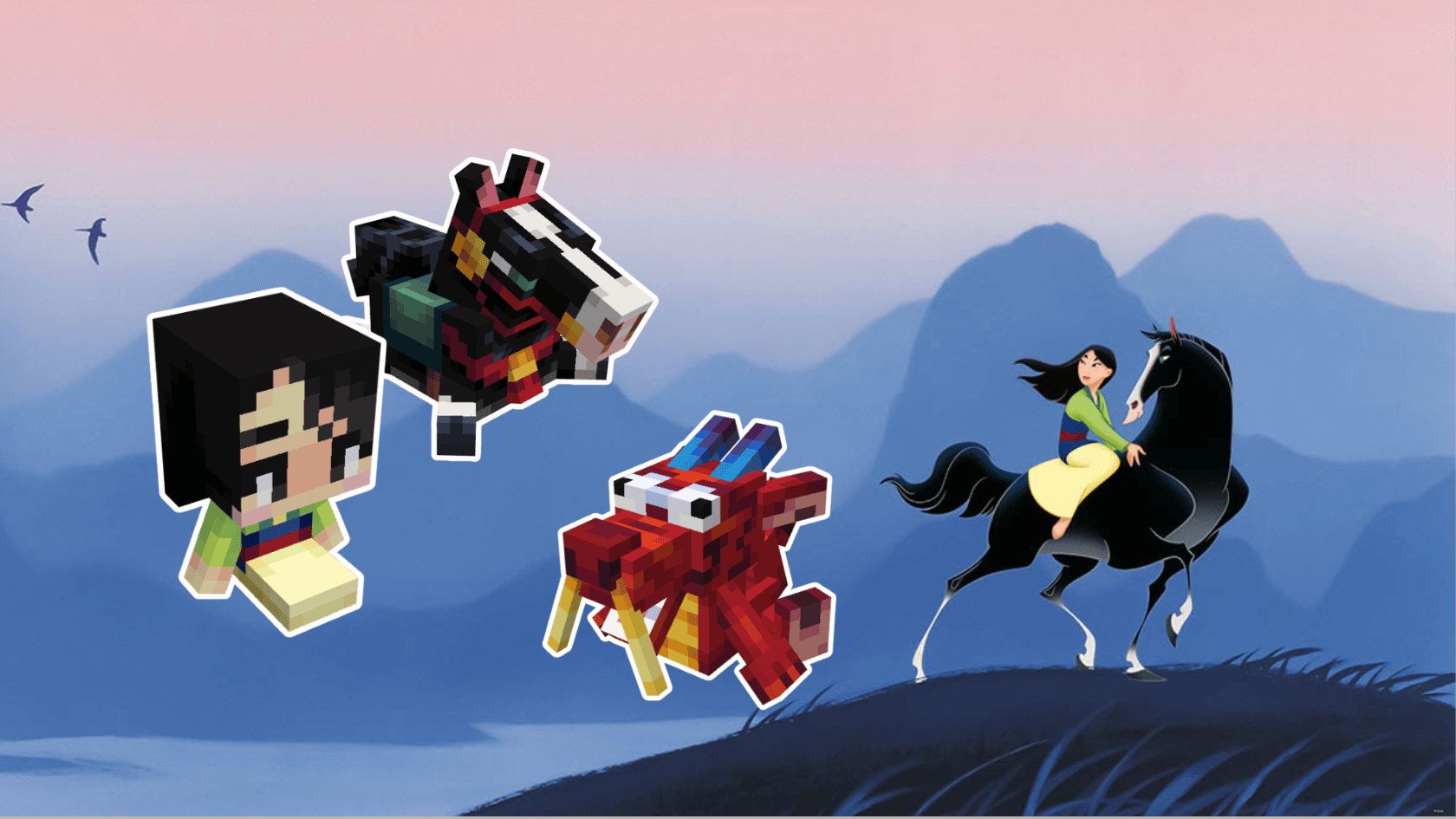 Mulan, Khan and Mushu