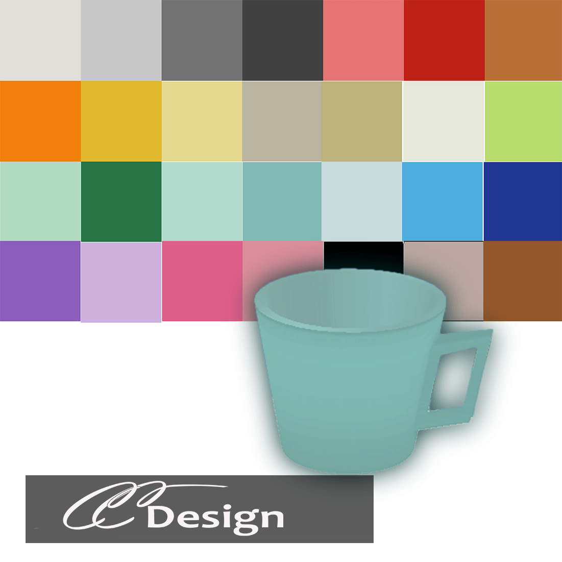 A beautiful mug. It comes in 20 colors. - Compatible with the base game
