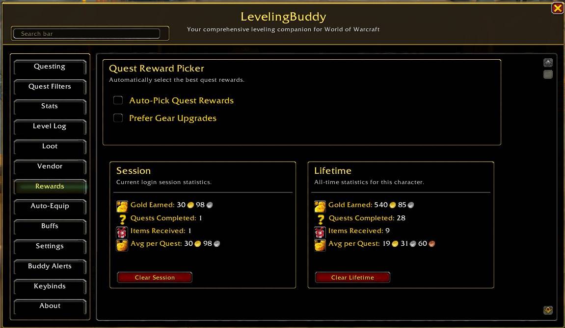 Thumbnail This is a breakdown of the Rewards tab.
