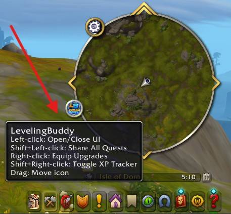 Thumbnail This is an example of the minimap functions.