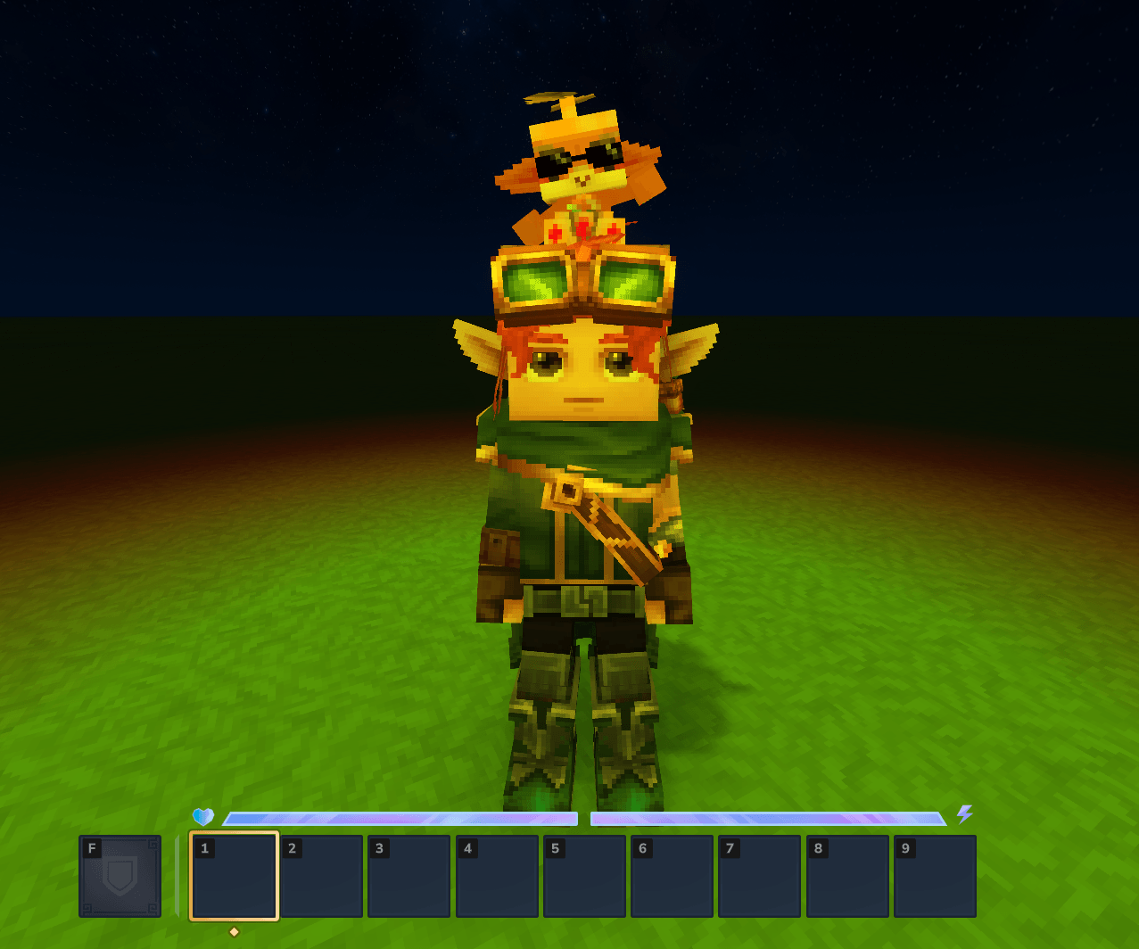 Wearable HyPack Trophy equipped