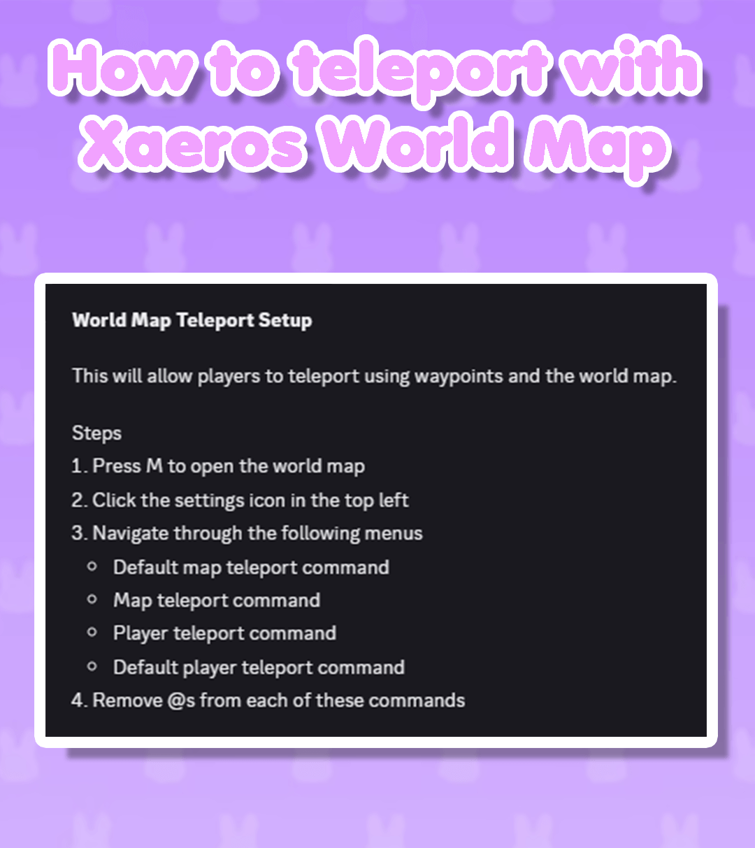 How to teleport with Xaeros World Map.png