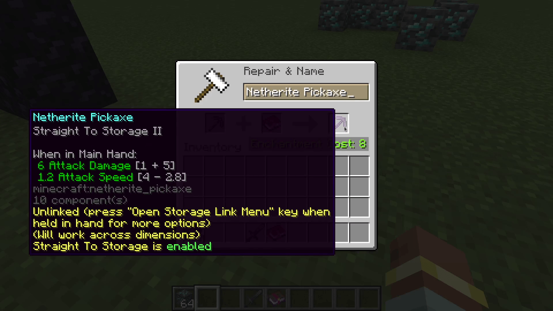 Enchantment and tooltip