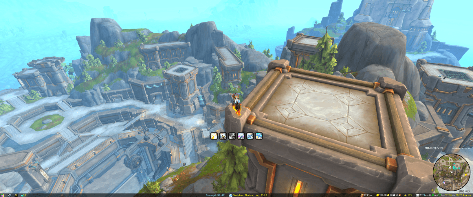 Thumbnail Example of just showing the main action bar when mounted