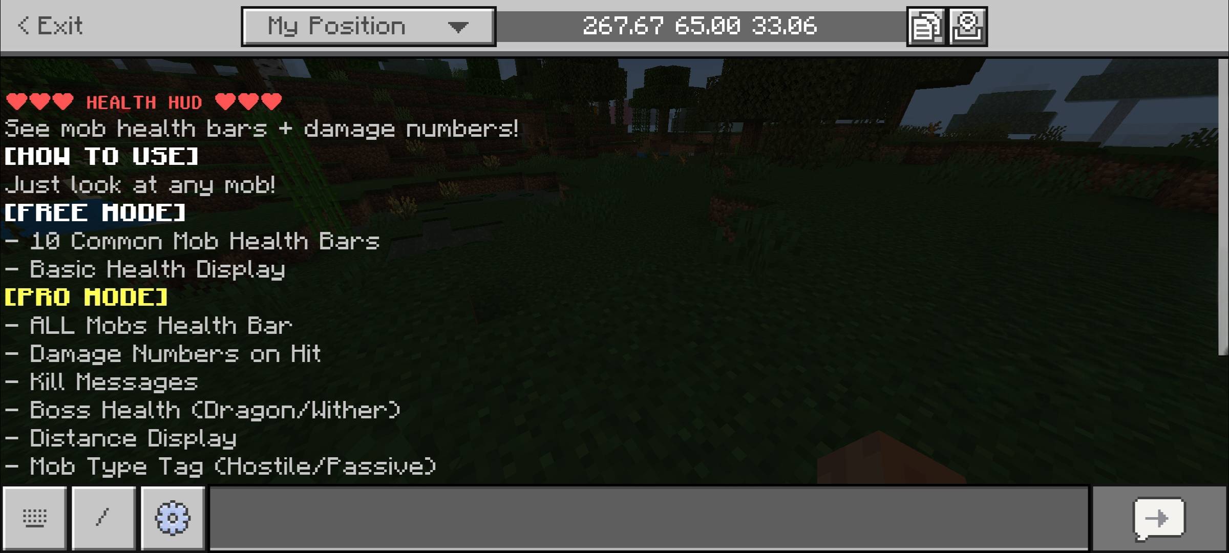 Health HUD Addon: Damage Numbers & Mob Health preview image 6