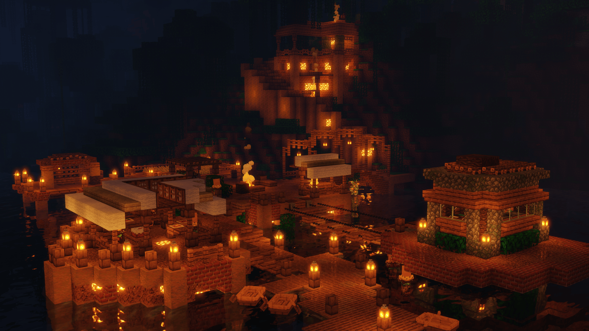 Main overview of the village