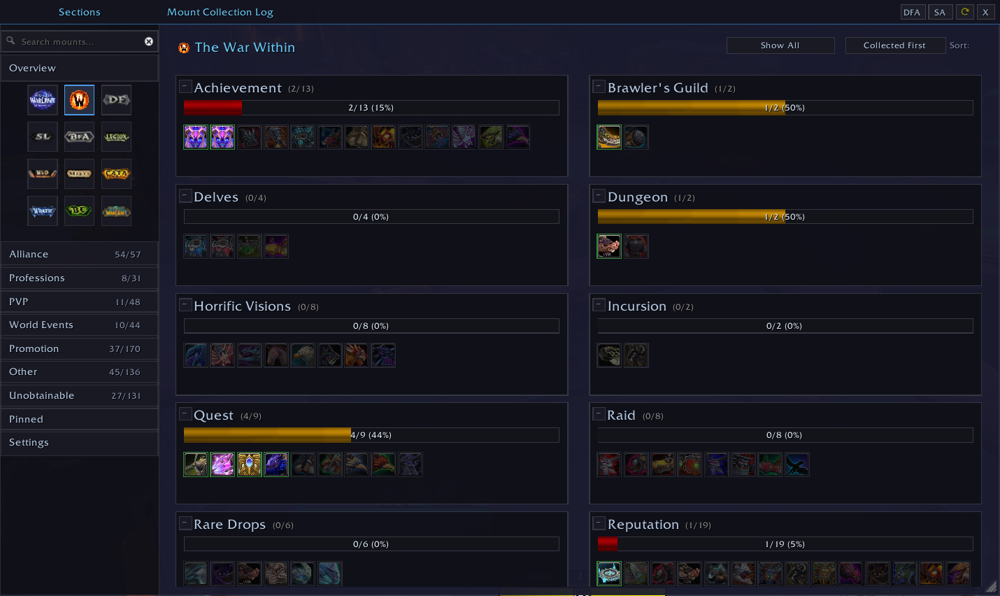 MCL Main UI