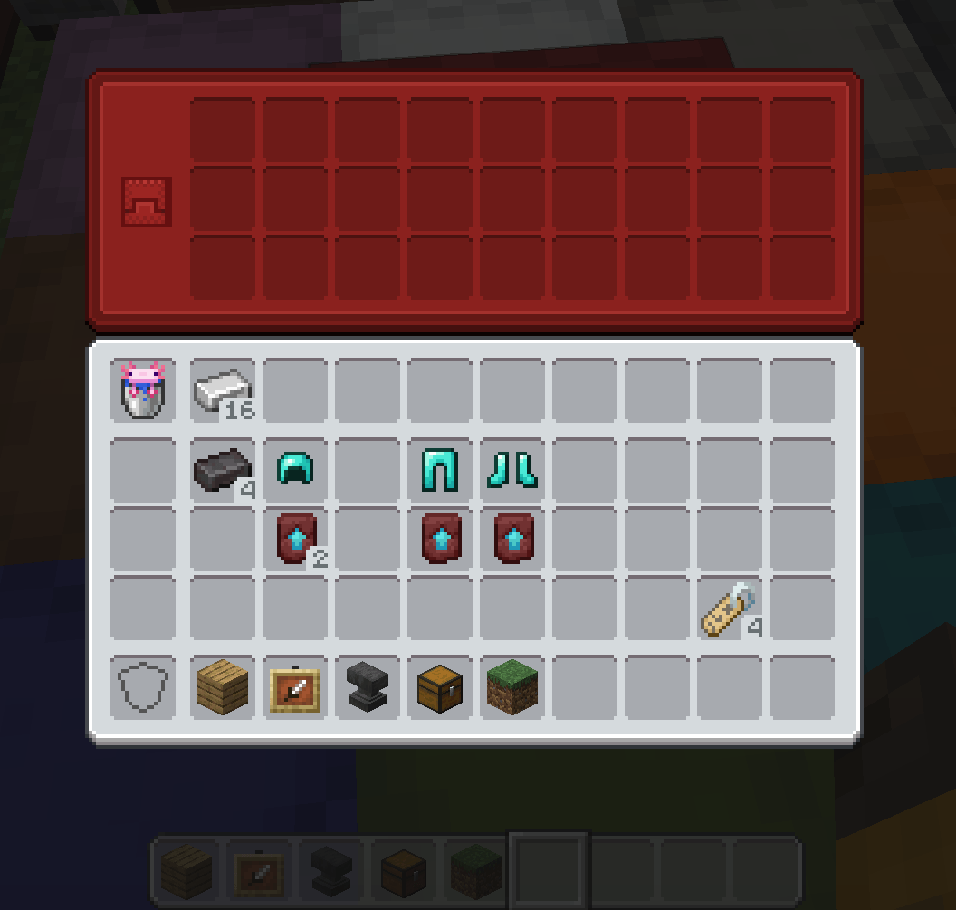 Just like chests.