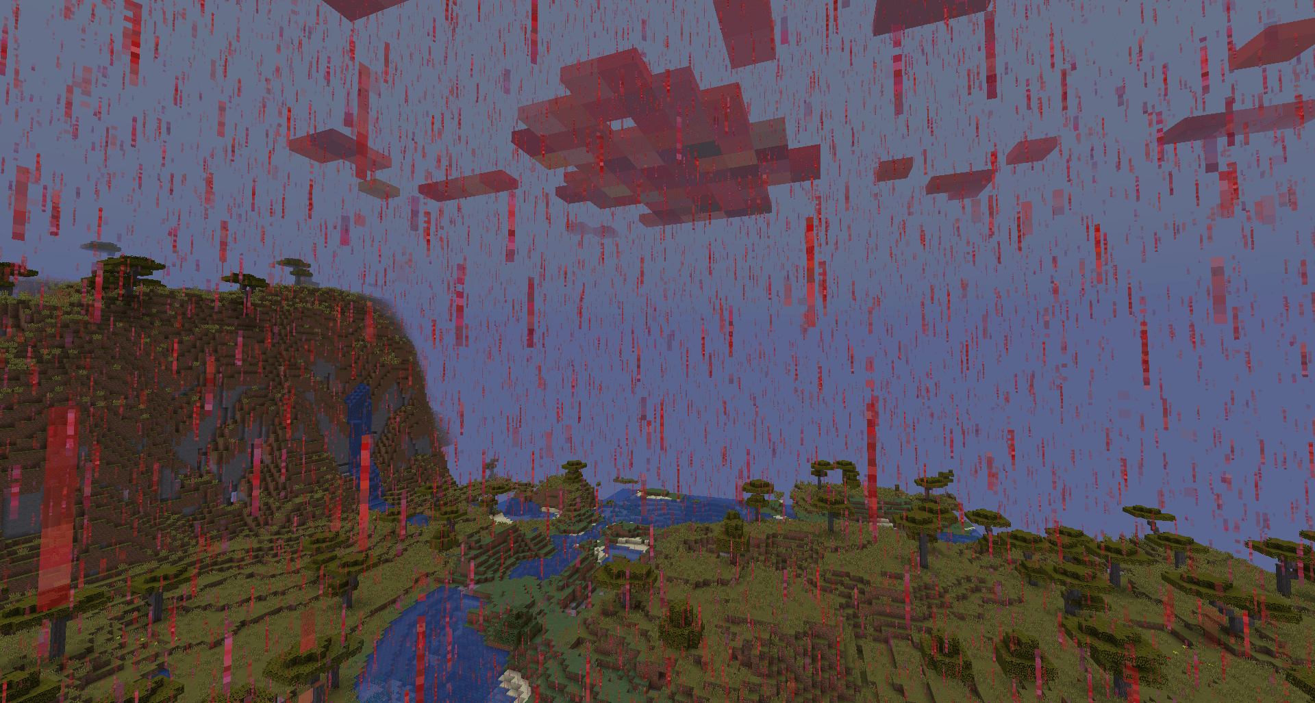 yknow since the clouds are red might aswell make the rain red
