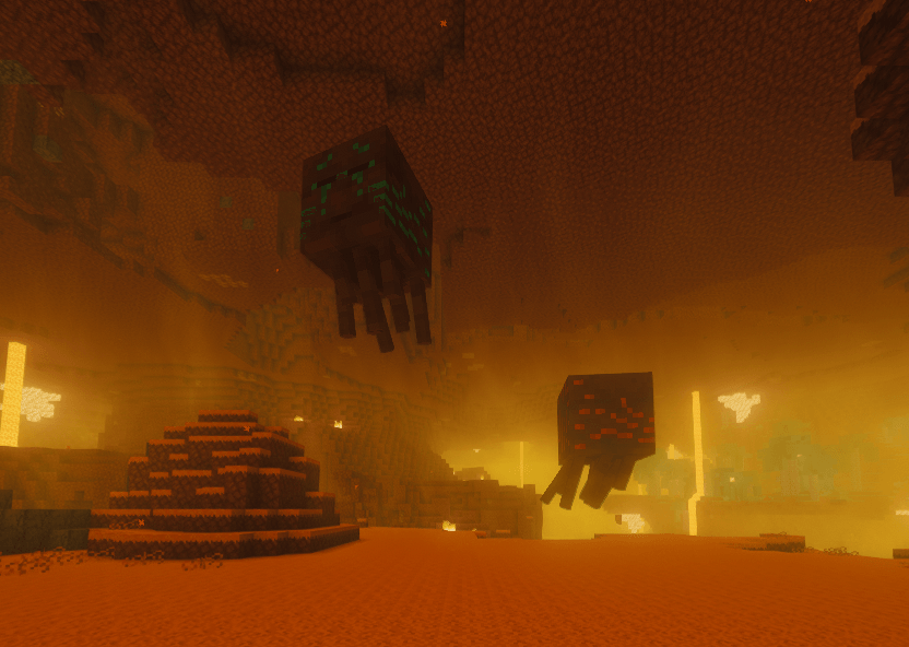 featuring the warped and Crimson ghast