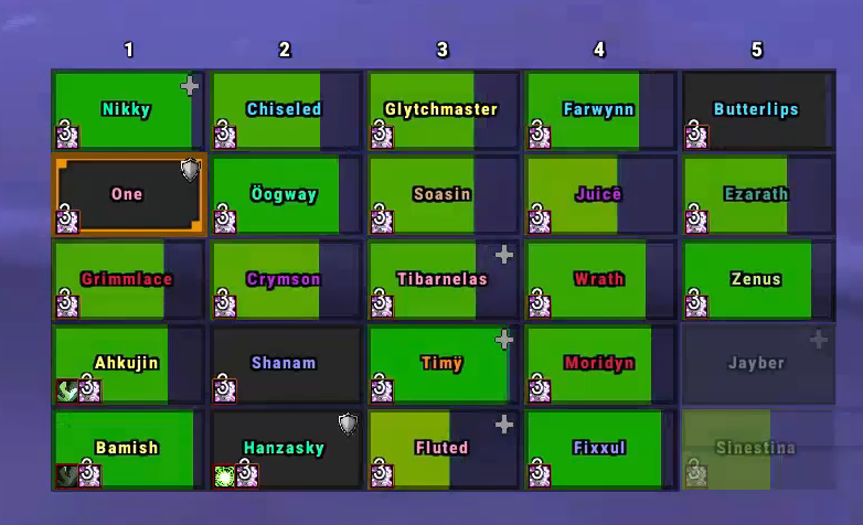 Thumbnail Change the bar texture, colors, texts, and more for the Blizzard Party & Raid frames. Includes custom icons and color modes, like Color-by-Value which recolors the bar based on remaining unit health.