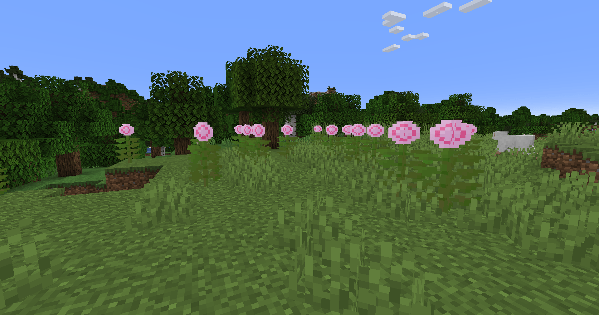 Up-close screenshot of what Milkweed in this mod looks like.