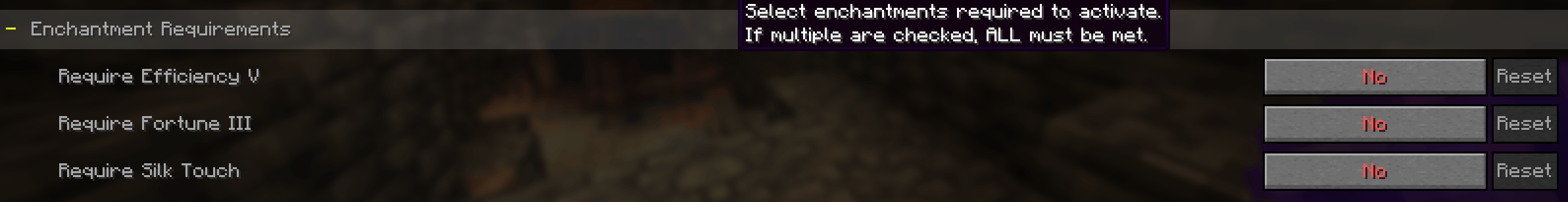 Thumbnail Balance the mod for your survival world or server by requiring Fortune, Efficiency, or Silk Touch to use the echo. 📖✨