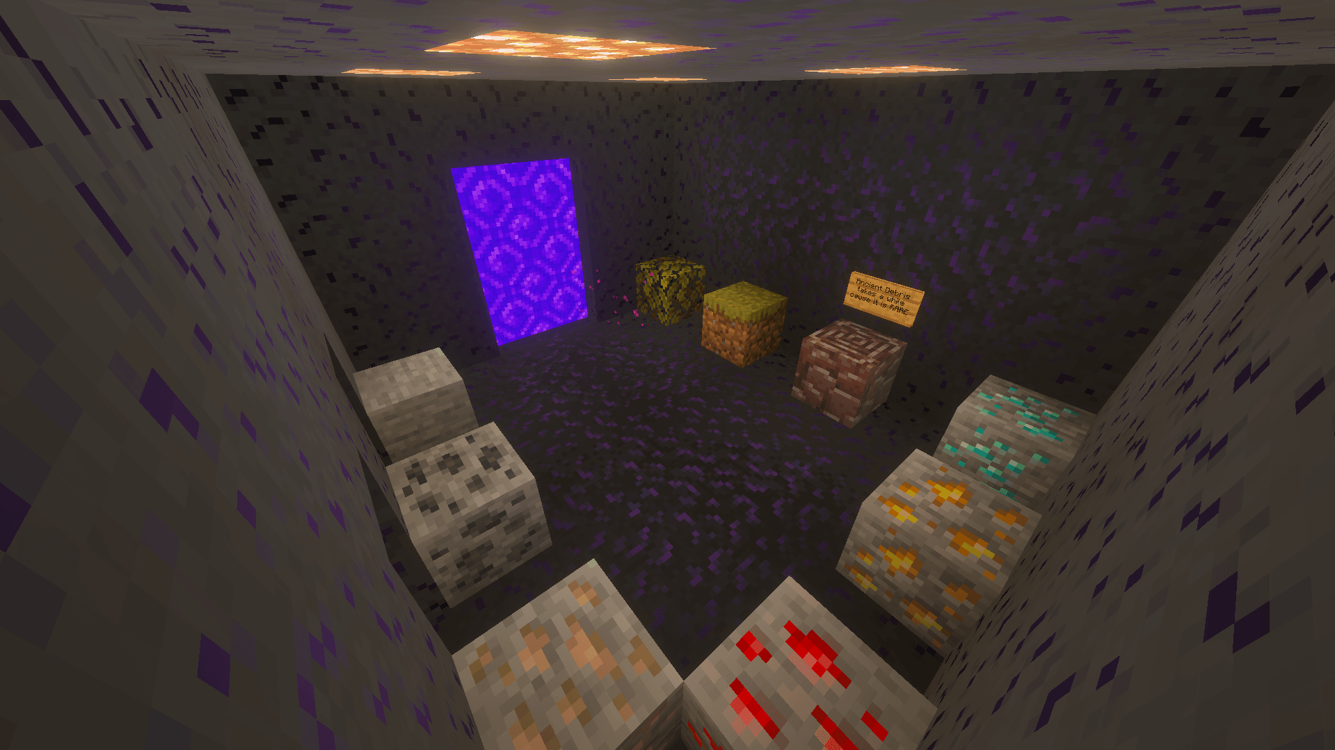 This shows the ore/gem generators