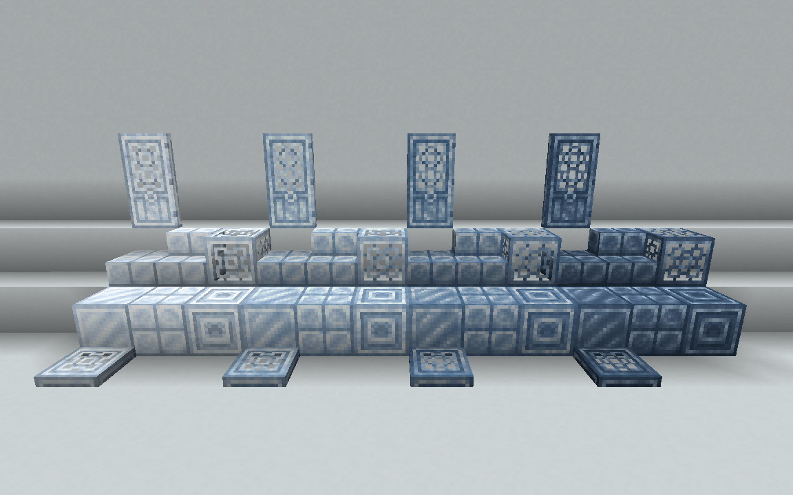 Copper blocks being replaced with silver textures.