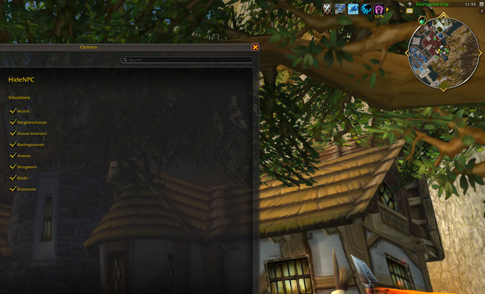 Thumbnail Look at the minimap with the World situation enabled. Much cleaner, no NPC clutter. Can actually see the players on the minimap.