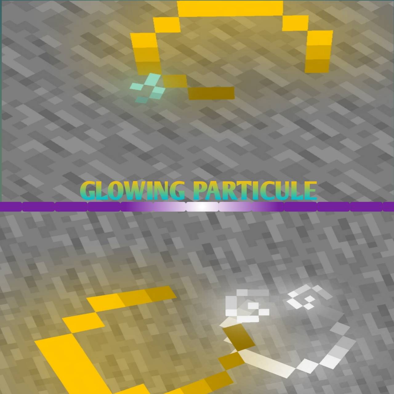 GLOWING PARTICLES
