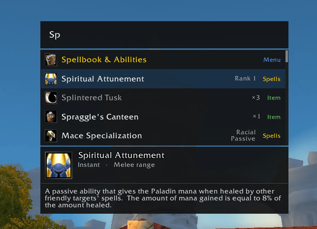Another global fuzzy search example