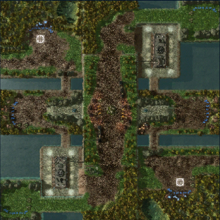 <p>Here you can see the topview of my map Aerium.</p>
