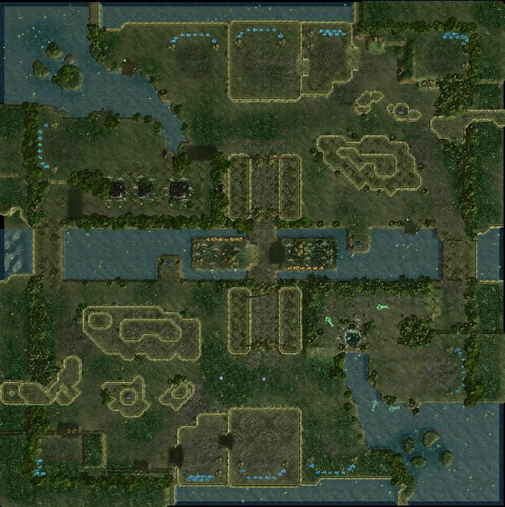 Old Ruins 1vs 1 melee map