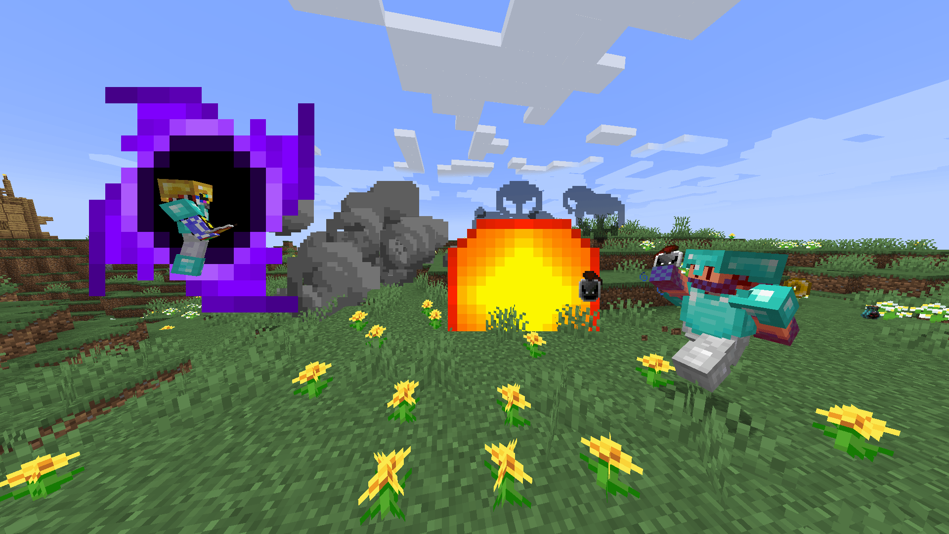 these are (flask) grenades a type that allows you to throw them!