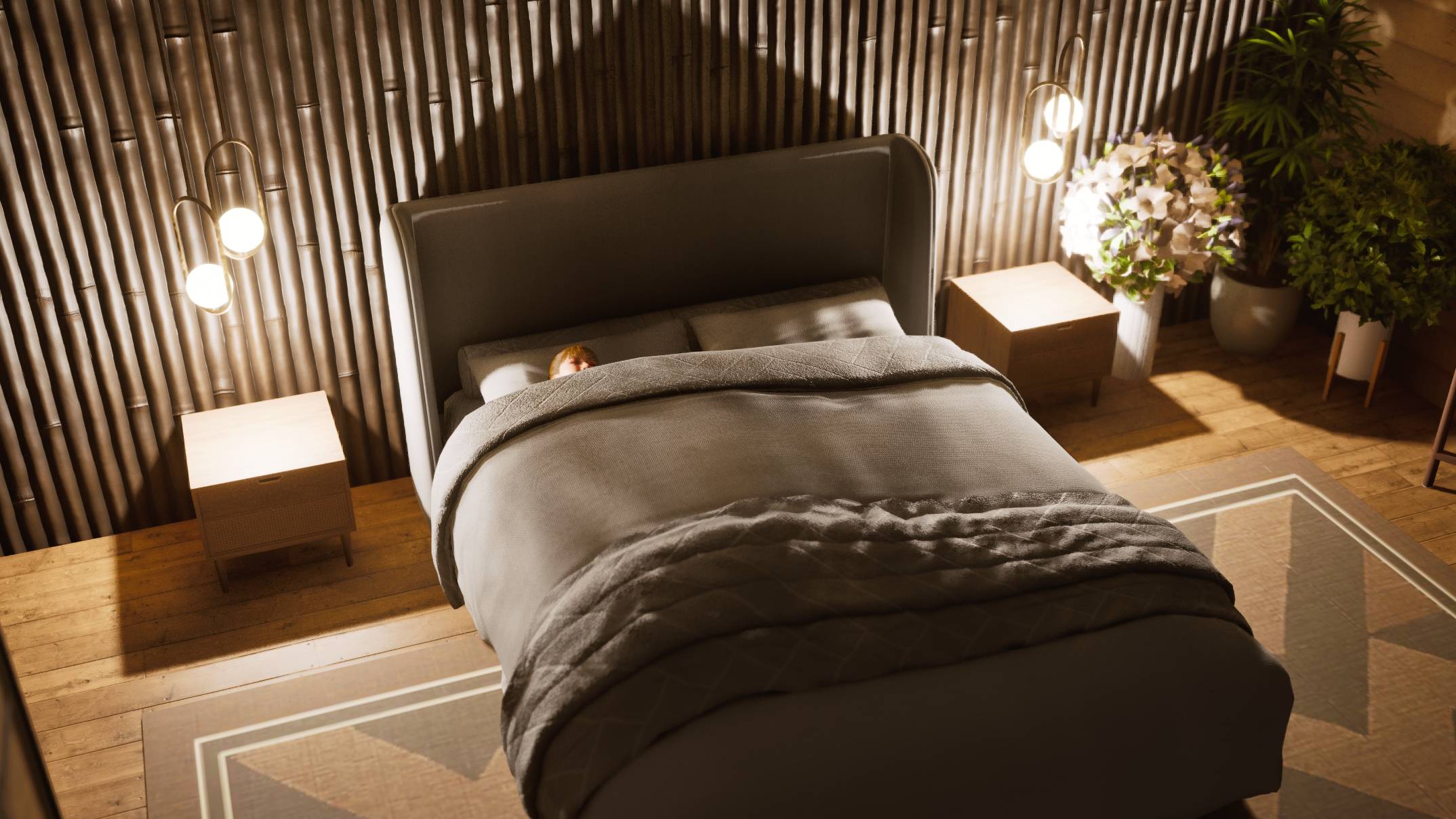 NCTN Wingback Bed