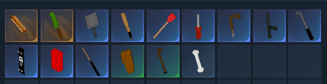 All weapons so far