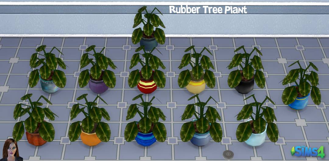 Thumbnail Rubber Tree Plant swatches