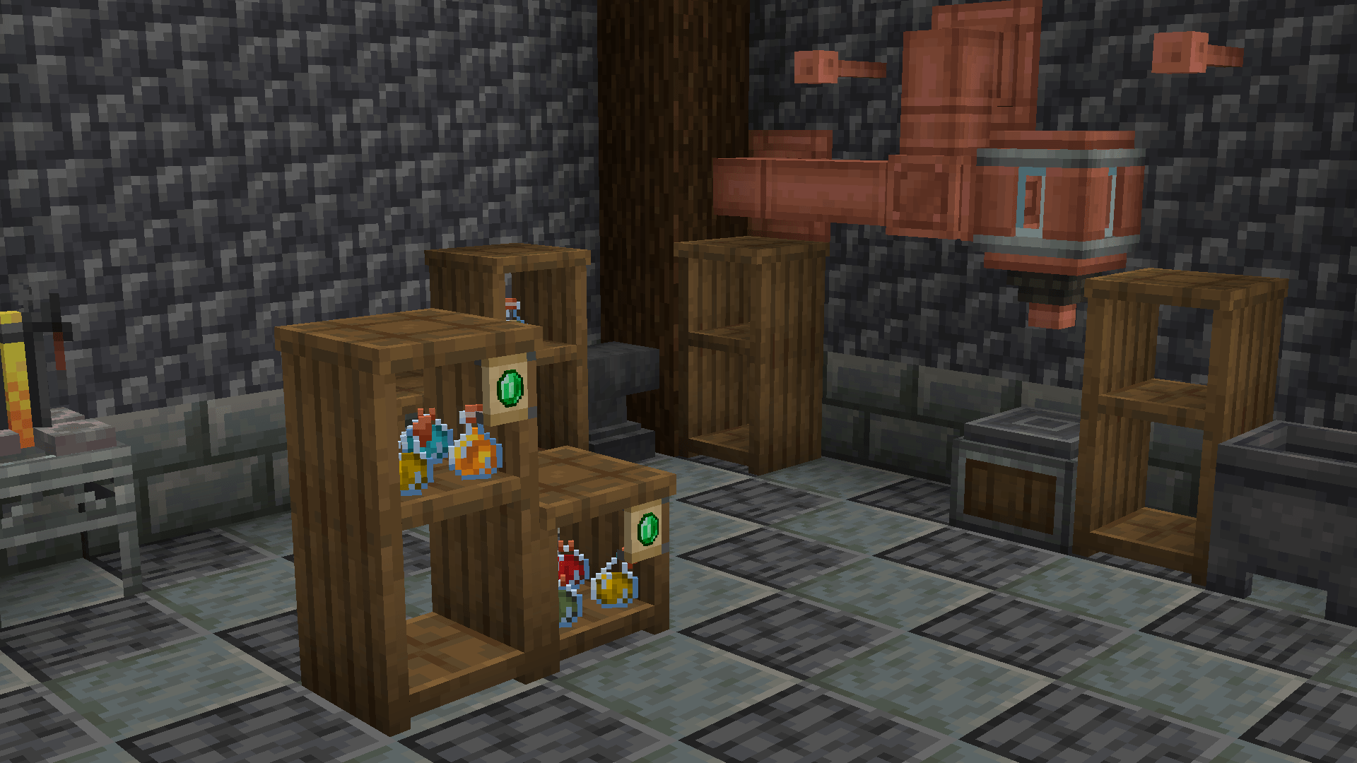 Store your items in vertical boxes instead of having to place multiple table cloths one on top of the other
