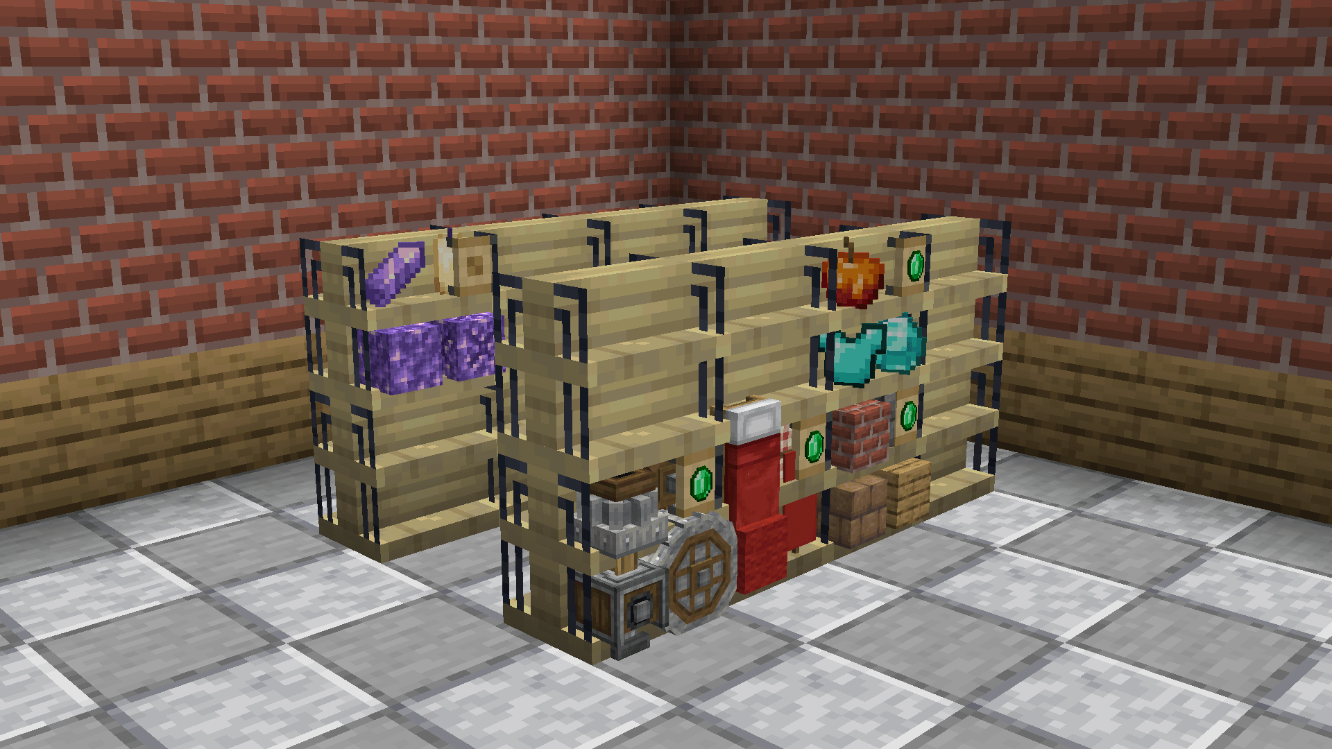 Store your items vertically to create your own marketplace