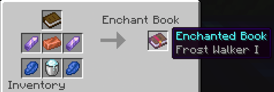 Thumbnail Frost Walker Lv.1 Crafting Recipe