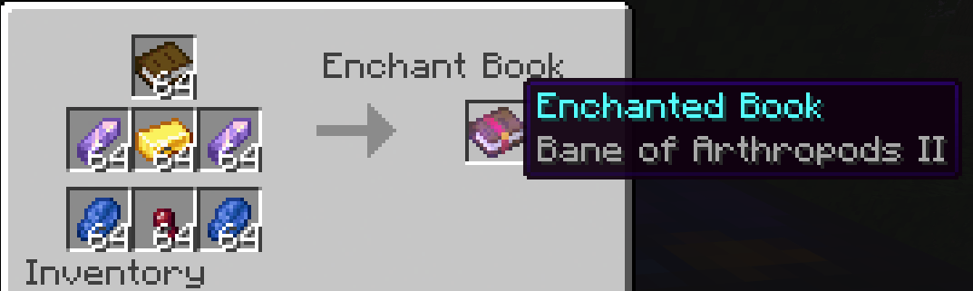Thumbnail Bane of Arthropods Lv.2 Crafting Recipe
