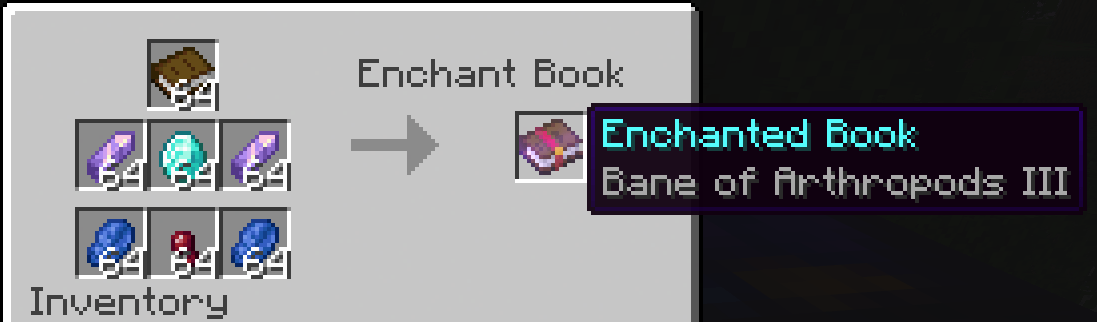 Thumbnail Bane of Arthropods Lv.3 Crafting Recipe