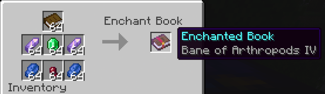 Thumbnail Bane of Arthropods Lv.4 Crafting Recipe