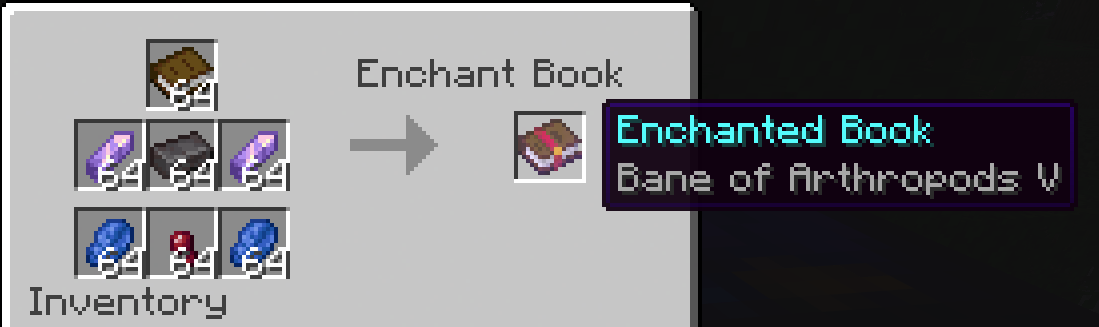 Thumbnail Bane of Arthropods Lv.5 Crafting Recipe
