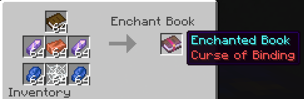 Thumbnail Curse of Binding Crafting Recipe