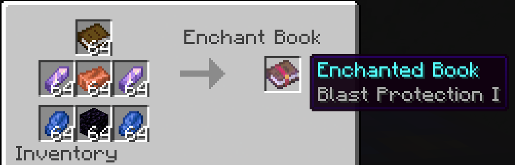 Thumbnail Blast Protection Lv.1 Crafting Recipe